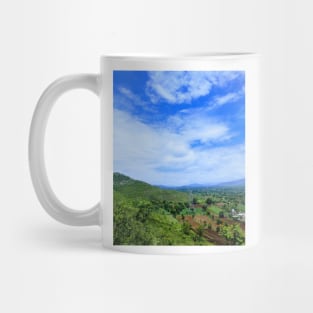 Country Side From Mountain Top Scenery Mug